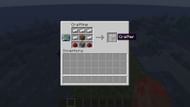 Crafter's crafting recipe (Image via Mojang Studios)